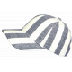 Casquette Bleu Marine Écrue Mode Vacances Bord de Mer en Coton Anaor CASQUETTES Nyls Création