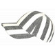 Casquette Noire Rayée Ecrue Eté Vacances Bord de Mer en Coton Anaor CASQUETTES Nyls Création