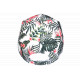 Casquette Tropicale NY Blanche Fleurie Rose Feuillage Exotique Été Vacances Aloha CASQUETTES Nyls Création