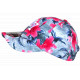 Casquette NY Fleurie Rose Grise Tropicale Style Floral Tendance Aloha CASQUETTES Nyls Création