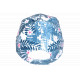 Casquette NY Fleurs Roses Tropicales Palmiers Bleus Exotiques Aloha CASQUETTES Nyls Création