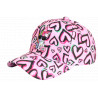 Casquette Licorne Enfant Rose Cœurs Style Girly Fantaisie 6-12 ans Réglable