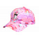 Casquette Licorne Fille Rose Arc-en-Ciel Nuages Étoiles Féeriques 6-12 ans Réglable Casquette Enfant Hip Hop Honour