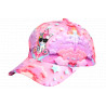 Casquette Licorne Fille Rose Arc-en-Ciel Nuages Étoiles Féeriques 6-12 ans Réglable