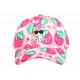 Casquette Licorne Fraise Rose Fille Enfant Style Gourmand Été 6-12 ans Réglable Casquette Enfant Hip Hop Honour