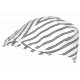 Béret Casquette Rayée Blanche et Noire Style Marin en Coton Kaelig CASQUETTES Nyls Création