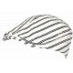 Béret Casquette Rayée Blanche et Bleue Marine Style Marin en Coton Kaelig CASQUETTES Nyls Création