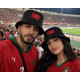 Bob Maroc Noir Rouge en Coton Drapeau Maroc Homme Femme BOB Nyls Création