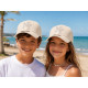 Casquette Enfant Strass Beige NY Chic Streetwear Wazzy de 7 a 11 ans Casquette Enfant Hip Hop Honour