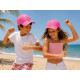 Casquette Enfant Strass Rose NY Chic Streetwear Wazzy de 7 a 11 ans Casquette Enfant Hip Hop Honour