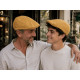 Casquette Plate Jaune Vintage Ajustable – Béret Eté en Coton Look Homme Femme CASQUETTES Nyls Création