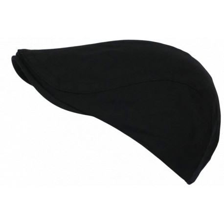 Casquette Plate Noire Vintage Ajustable – Béret Eté en Coton Look Homme Femme CASQUETTES Nyls Création