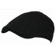 Casquette Plate Noire Vintage Ajustable – Béret Eté en Coton Look Homme Femme CASQUETTES Nyls Création