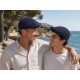 Casquette Plate Bleu Marine Vintage Ajustable – Béret Eté en Coton Look Homme Femme CASQUETTES Nyls Création