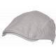 Casquette Plate Gris Clair Vintage Ajustable – Béret Eté en Coton Look Homme Femme CASQUETTES Nyls Création