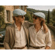 Casquette Plate Verte Vintage Ajustable – Béret Eté en Coton Look Homme Femme CASQUETTES Nyls Création