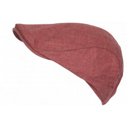 Casquette Plate Rouge Rétro Ajustable – Béret Eté en Coton Style Homme Femme CASQUETTES Nyls Création