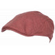 Casquette Plate Rouge Rétro Ajustable – Béret Eté en Coton Style Homme Femme CASQUETTES Nyls Création