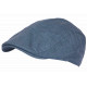 Casquette Plate Bleu Denim Vintage Ajustable – Béret Eté en Coton Look Homme Femme CASQUETTES Nyls Création