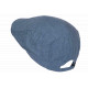 Casquette Plate Bleu Denim Vintage Ajustable – Béret Eté en Coton Look Homme Femme CASQUETTES Nyls Création