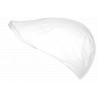 Casquette Plate Blanche Vintage Ajustable – Béret Eté en Coton Look Homme Femme