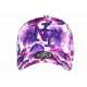 Casquette NY Fleurie Violette Rose Style Floral Tropicale Baseball Bali CASQUETTES Hip Hop Honour