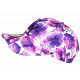 Casquette NY Fleurie Violette Rose Style Floral Tropicale Baseball Bali CASQUETTES Hip Hop Honour
