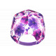 Casquette NY Fleurie Violette Rose Style Floral Tropicale Baseball Bali CASQUETTES Hip Hop Honour