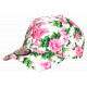 Casquette NY Fleurie Roses Roses Tropicales Style Floral Exotique Aloha CASQUETTES Hip Hop Honour