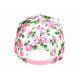 Casquette NY Fleurie Roses Roses Tropicales Style Floral Exotique Aloha CASQUETTES Hip Hop Honour