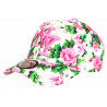 Casquette Enfant Fleurs Roses Tropicales Exotiques Aloha NY 7 à 11 Ans
