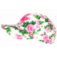 Casquette Enfant Fleurs Roses Tropicales Exotiques Aloha NY 7 à 11 Ans Casquette Enfant Hip Hop Honour