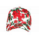Casquette NY Fleurie Roses Rouges Tropicales Look Floral Exotique Aloha CASQUETTES Hip Hop Honour