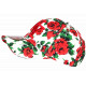 Casquette NY Fleurie Roses Rouges Tropicales Look Floral Exotique Aloha CASQUETTES Hip Hop Honour