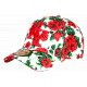 Casquette Enfant Fleurs Rouges Tropicales Exotiques Aloha NY 7 à 11 Ans Casquette Enfant Hip Hop Honour