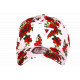 Casquette Enfant Fleurs Rouges Roses Tropicales Exotiques Aloha NY 7 à 11 Ans Casquette Enfant Hip Hop Honour