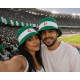 Chapeau Bob Algerie Vert et Blanc Reversible Noir en coton BOB Nyls Création