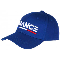 Casquette Enfant France Bleue Brodée Tricolore Garçon Fille 6 à 12 Ans Casquette Enfant Nyls Création