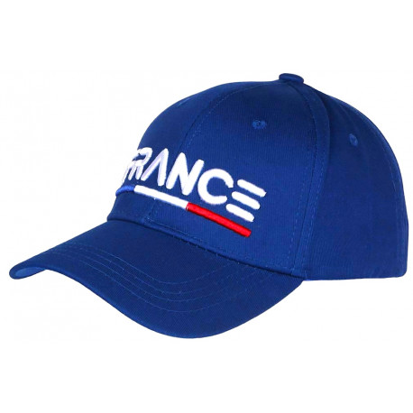 Casquette Enfant France Bleue Brodée Tricolore Garçon Fille 6 à 12 Ans Casquette Enfant Nyls Création