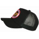 Casquette Côte d'Azur Noire French Riviera Style Yacht Club Trucker CASQUETTES Nyls Création