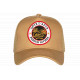 Casquette Côte d'Azur Marron French Riviera Style Yacht Club Trucker CASQUETTES Nyls Création
