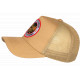 Casquette Côte d'Azur Marron French Riviera Style Yacht Club Trucker CASQUETTES Nyls Création