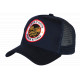 Casquette Côte d'Azur Bleu Marine French Riviera Style Yacht Club Trucker CASQUETTES Nyls Création
