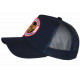Casquette Côte d'Azur Bleu Marine French Riviera Style Yacht Club Trucker CASQUETTES Nyls Création