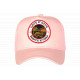 Casquette Côte d'Azur Rose French Riviera Style Yacht Club Trucker CASQUETTES Nyls Création