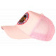 Casquette Côte d'Azur Rose French Riviera Style Yacht Club Trucker CASQUETTES Nyls Création