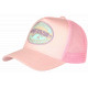 Casquette Côte d'Azur Rose Violette French Riviera Classe Trucker CASQUETTES Nyls Création