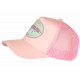 Casquette Côte d'Azur Rose Violette French Riviera Classe Trucker CASQUETTES Nyls Création