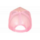 Casquette Côte d'Azur Rose Violette French Riviera Classe Trucker CASQUETTES Nyls Création