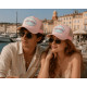 Casquette Côte d'Azur Rose Violette French Riviera Classe Trucker CASQUETTES Nyls Création